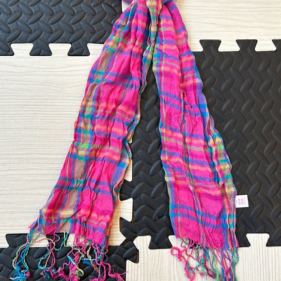 JUSTICE multicolor sheer scarf one size fits most - Picture 2 of 6